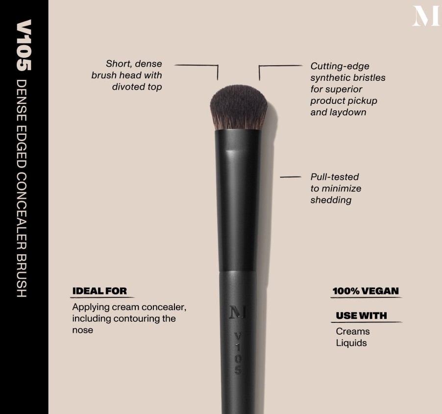 Brushes & Tools Morphe Vegan Brushes | V105 - Dense Edged Concealer Brush