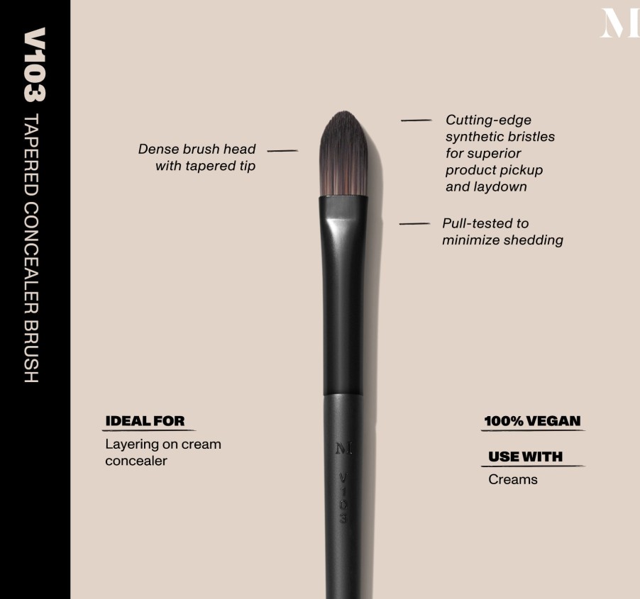 Brushes & Tools Morphe Vegan Brushes | V103 - Tapered Concealer Brush