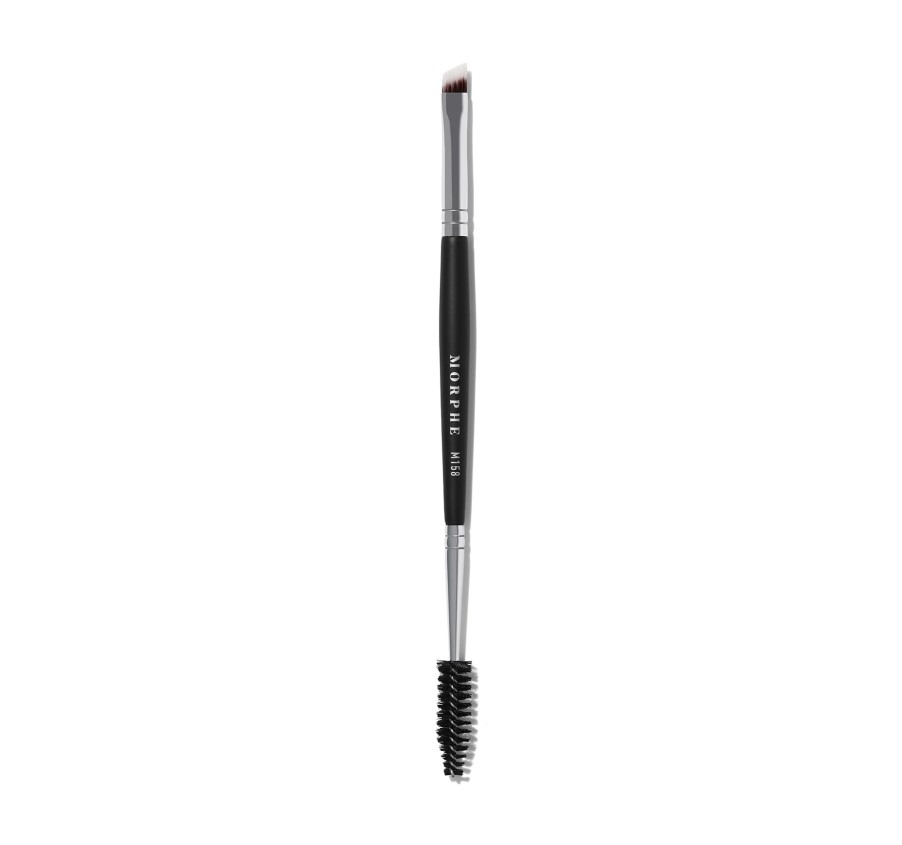 Brushes & Tools Morphe Eye Brushes | M158 - Angle Liner/Spoolie Eyebrow Brush