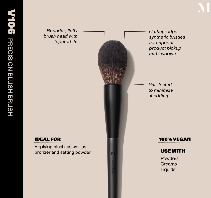 Brushes & Tools Morphe Vegan Brushes | V106 - Precision Blush Brush