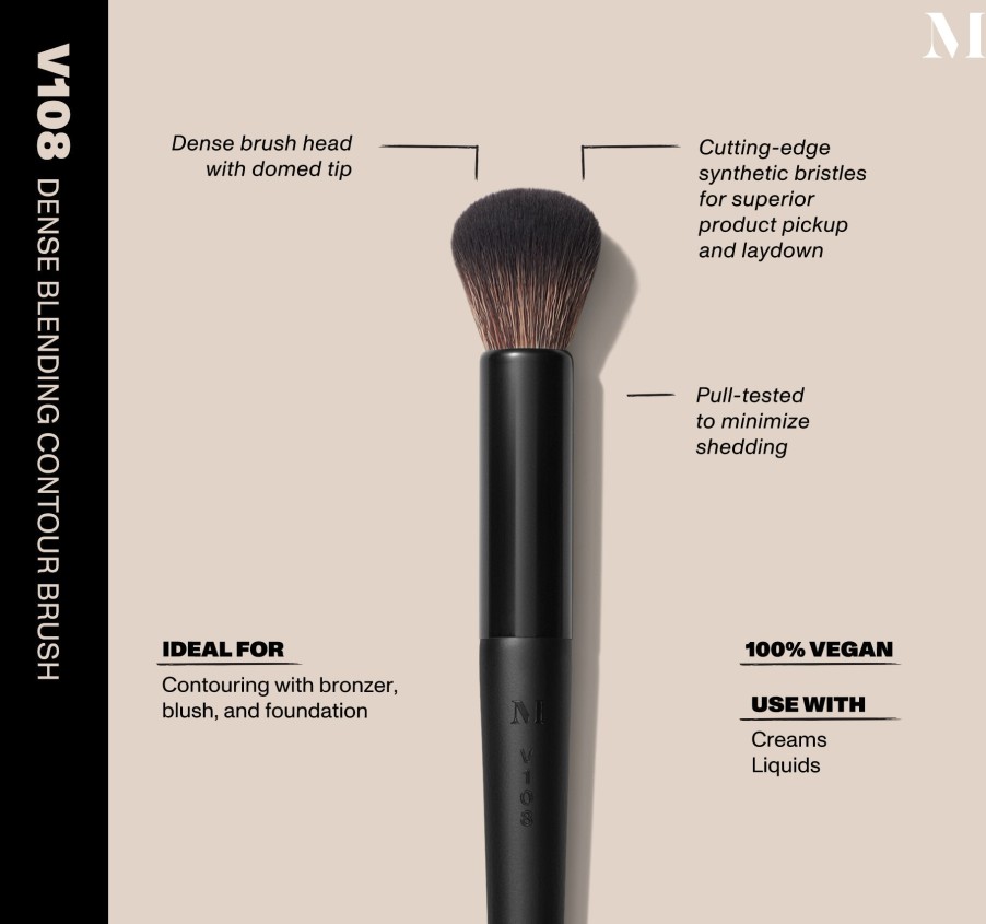 Brushes & Tools Morphe Vegan Brushes | V108 - Dense Blending Contour Brush